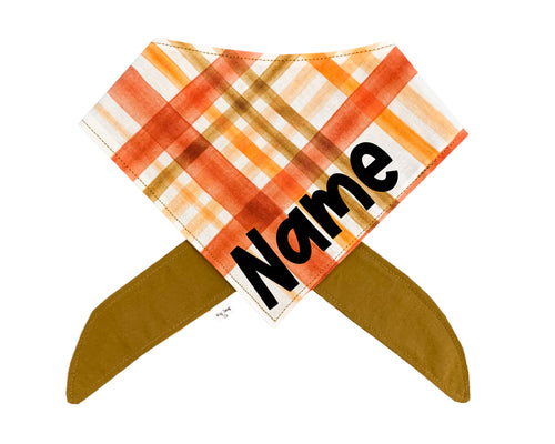 Watercolor Fall Stripes Bandana