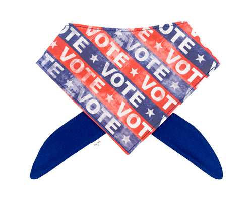 Vote Patriotic Election Dog Bandana
