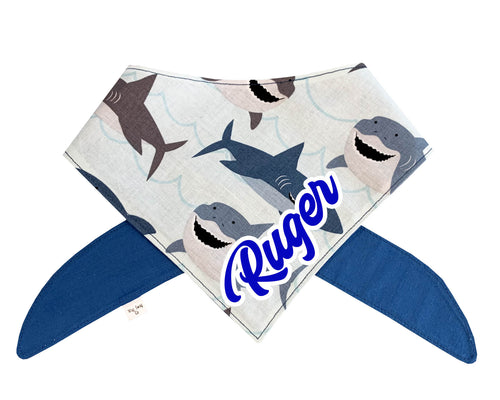 Jawsome Sharks Dog Bandana