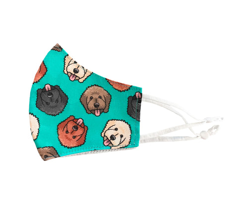 Doodle Adjustable Face Mask