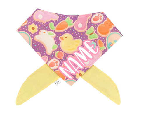 Easter Cookies Bandana *Font Color Options*