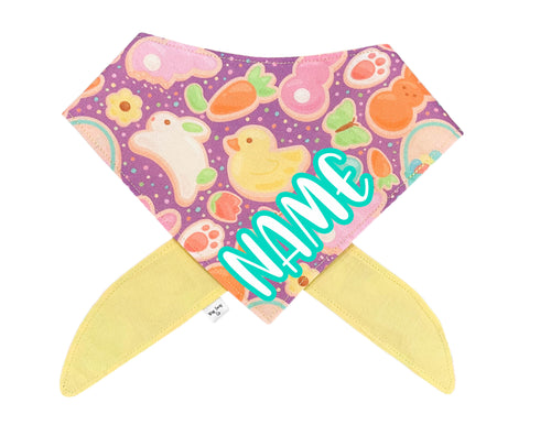 Easter Cookies Bandana *Font Color Options*