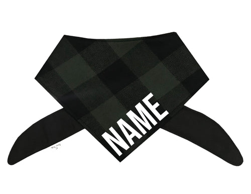 Green Buffalo Plaid Bandana