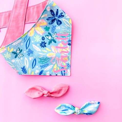 Blue Floral Daze Bandana