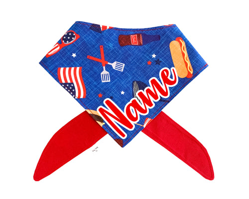 Patriotic Cook Out Dog Bandana