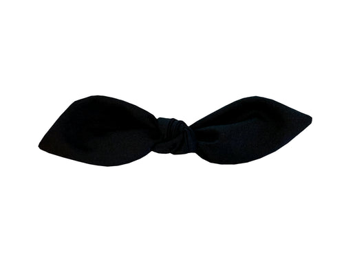 Black Hair Bow