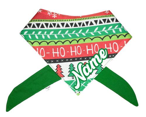 Christmas Stripes Bandana