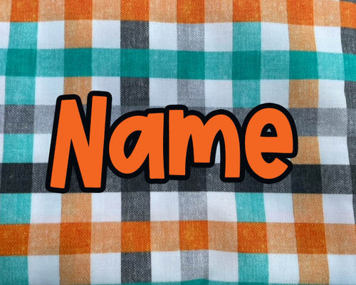Halloween Plaid Bandana